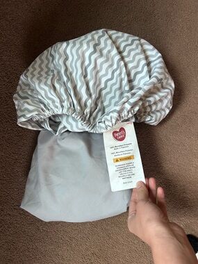 2 Pack n Play Sheets Gray & Print Parents Choice